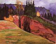 Edvard Munch Forest painting